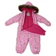 Комбинезон зимний HUPPA KEIRA 31920030-71613 розовый с принтом 92 см (4741468598208) - изображение 4