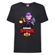 Футболка дитяча Бравл Старс Мортис (Brawl Stars Mortis) чорна 152 см - зображення 1