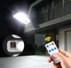 Вуличний світильник на сонячній батареї Solar sensor light HB-8188B із датчиком руху Чорний - зображення 7