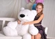 Мягкая игрушка Медведь Бублик Алина 120 см белый - изображение 5