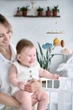 Детский музыкальный мобиль на кроватку для младенцев WooolyWool «Облака» с 35 мелодиями - изображение 4