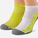 Набір чоловічих шкарпеток коротких Head Performance Sneaker 791018001-004 39-42 2 пари Жовтий/Білий/Сірий (8720245076432) - зображення 1