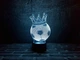 Сменная пластина для 3D светильников "Футбольный мяч с короной" 3DTOYSLAMP 3222568 - изображение 1