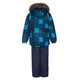 Комплект зимовий (куртка + напівкомбінезон) HUPPA WINTER 41480030-92766 бірюзово-зелений з принтом 116 см (4741468835457) - зображення 2
