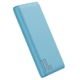 Внешний аккумулятор повербанк power bank Baseus Bipow 10000mAh |3A, 18W, PD/QC3.0, USB, Type-C, micro-USB| Blue - изображение 4