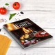 Кулинарная книга для записи рецептов "Украинские блюда на столе перед камином" на спирали - изображение 1