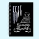Книга для записи кулинарных рецептов "Ножи" на спирали - изображение 2