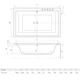 ванна акриловая Radaway Itea Lux 190x120 + ножки (WA1-29-190x120U) + сифон - изображение 2