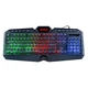 Проводная игровая клавиатура USB JEDEL K504 RGB c цветной подсветкой геймерская - изображение 1