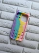 Чохол Попіт Антистрес Поп-Іт Pop It для Apple iPhone 13 Pro Поп іт Котик із серцем Рожево-фіол. - зображення 2
