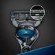 Сменные картриджи для бритья (лезвия кассеты) мужские Gillette Fusion5 ProShield Chill 4 шт - изображение 4