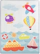 Дитячий килимок MAC Carpet Taba 323 Кораблі та Літак 80х120 см Блакитний - зображення 1