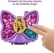 Игровой набор Полли Покет Mattel Polly Pocket Sparkle Stage Bow Compact Карманный Мир Стадия блеска (HCG17) - изображение 3