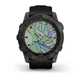 Часы Garmin Fenix 7X Sapphire Solar титановый DLC серый карбон с черным ремешком - изображение 8