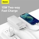 Павербанк 30000 mAh 15W 3A PowerBank с быстрой зарядкой Baseus Bipow Digital Display Портативный аккумулятор внешний аккумулятор 2USB/1Type-C. QC (PPDML-K02) White - изображение 11