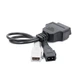 Переходник VAG 2x2 Audi Skoda VW на OBD2 16pin - изображение 6