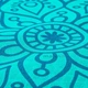 Коврик для йоги и фитнеса Spokey Mandala 926053, бирюзовый - изображение 6
