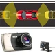 Автомобильный видеорегистратор UKC CSZ-Z14A WDR Full HD 1080P 2 камеры Black/Gold (5526) 4257097 - изображение 7