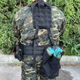 РПС система MOLLE + подсумки 6601 ВСУ (ЗСУ) Разгрузочная поясная система черная - изображение 7