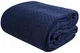 Плед трикотажний Nautica Home - Spello lacivert синій 130*170 - зображення 2