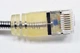 Патч-корд армований Kingda FTP cat.6A RJ45 1м мідь сріблястий PAFT7100-C6a-MS - зображення 2