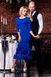 Платье Jadone Fashion облегающее L Синее ART 27 - изображение 1