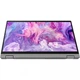 Ноутбук Lenovo IdeaPad Flex 5 14ITL05 (82HS017CRA); 14.0" FullHD (1920x1080) IPS LED глянцевый сенсорный / Intel Core i7-1165G7 (2.8 - 4.7 ГГц) / RAM 16 ГБ / SSD 512 ГБ / nVidia GeForce MX450, 2 ГБ / без ОП / Wi-Fi / BT / веб-камера / Windows 11 Home / 1. - изображение 5