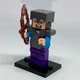 Фигурка iBlock Стив в броне с луком Майнкрафт Steve in armor Minecraft 4.5 см - изображение 1