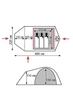 Намет тримісний туристичний з вітро та снігозахистом Tramp Cave 3 (V2) TRT-021 - зображення 4