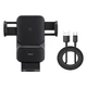 Автодержатель Baseus Wisdom Auto Alignment Car Mount Wireless Charger QI 15W Air Outlet base (CGZX000001) Black - изображение 7