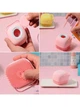 Силіконова щітка мочалка Silicone Massage Bath Brush Rose - изображение 2