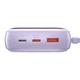 Зовнішній акумулятор повербанк power bank BASEUS Qpow 20000mAh USB/Type-C/Lightning, 22.5W/5A, PD/QC| purple - зображення 4