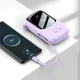 Зовнішній акумулятор повербанк power bank BASEUS Qpow 20000mAh USB/Type-C/Lightning, 22.5W/5A, PD/QC| purple - зображення 7