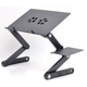 Столик для ноутбука трансформер Laptop Table T8 с USB-охлаждением и подставкой для мышки - изображение 5