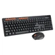 Игровой комплект беспроводная клавиатура, мышь MeeTion MT-4100 Black (MT-4100) - изображение 2