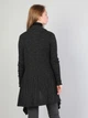 Кардиган с примесью шерсти вязаный женский Colin's CL1044880BLK S Черный - изображение 3