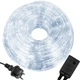 Світлодіодна Гірлянда дюралайт зовнішня вулична Springos Rope Lights 10 м 240 LED CL1201 новорічна холодний білий - зображення 1