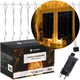 Светодиодная Гирлянда водопад штора Springos 2 x 2 м 400 LED CL0097 новогодняя теплый белый - изображение 6