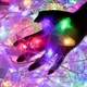 Светодиодная Гирлянда бахрома уличная наружная Springos 2 м 180 LED CL4005 новогодняя разноцветный - изображение 8