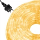 Уличная новогодняя гирлянда дюралайт Springos Rope Lights 10 м 240 LED CL1200 Warm White - изображение 4