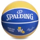 М'яч баскетбольний гумовий Spalding NBA Team Golden State Warriors 83515Z розмір 7 Yellow-Blue - зображення 2