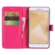 Чехол Idewei для Xiaomi Redmi 4x книжка кожа PU с визитницей Малиновый - изображение 2