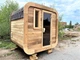 Дерев'яна сауна GreenBerg Cube Quadro Old Wood 2x2м - зображення 1