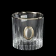 Сет для віскі Boss Crystal «Козак» графин з козаком, 4 склянки з платиною, накладки срібло та золото - зображення 9