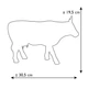 Статуетка корова Flower Cow колекційна (Size L) полістоун HDSYR_6480 - зображення 2
