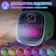 Мини кондиционер Air Cooler M201 Зелёный портативный USB охладитель с подсветкой - изображение 5