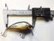 Воблер на хищника зленый с красным животом Воблер Fat Bukhara SM Perch 76мм 19.3g Glitter BGYR с тройниками - изображение 3