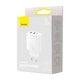 Сетевое зарядное устройство BaseusCompact Quick Charger 2+C на 30W (CCXJ-E02) White - изображение 5