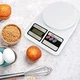 Электронные весы на кухню Domotec MS-400 кухонные с плоской платформой для взвешивания продуктов до 10 кг, White - изображение 6