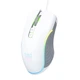 Игровая компьютерная мышь проводная ONIKUMA CW908 RGB подсветка white - изображение 3